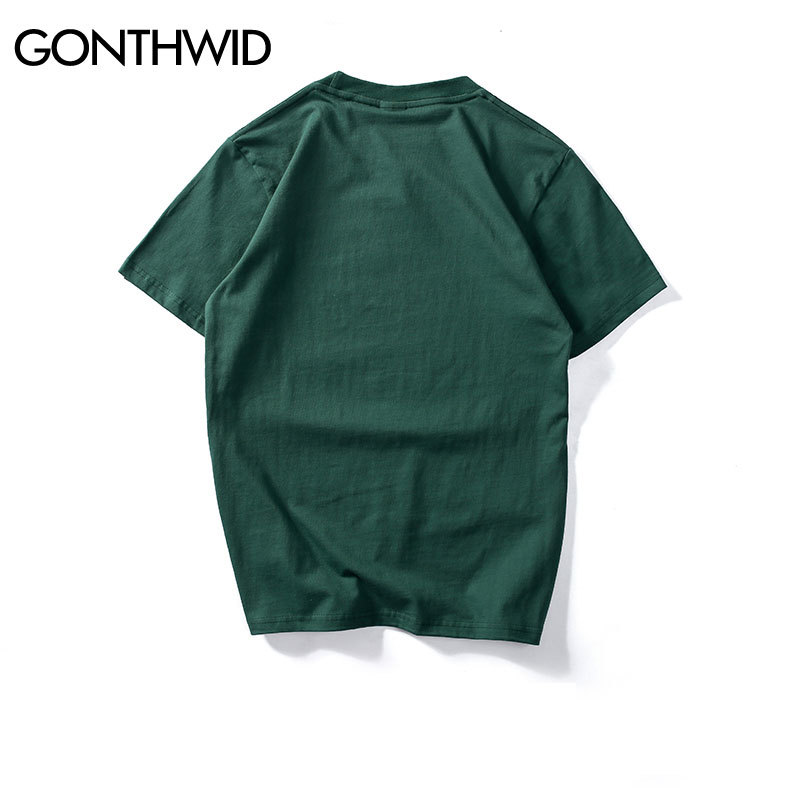 GONTHWID Virgin Mary Men's T-Shirts Funny Printed Short Sleeve Tshirts Summer Hip Hop Casual Cotton Tops Tees Streetwear 210329