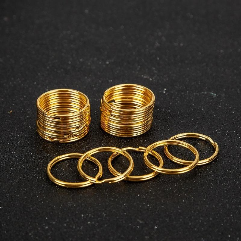 Keychains 1.5*25mm Gold And Bronze Color Keychain Smooth Surface Metal Key Ring Hanging Holder DIY Accessories
Keychains 1.5*25mm Gold And Bronze Color Keychain Smooth Surface Metal Key Ring Hanging Holder DIY Accessories