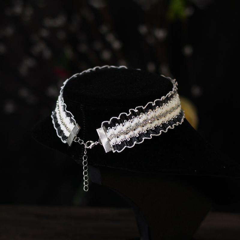 Headpieces Elegant Bridal Neck Strap Lace Shiny Rhinestone Chain Neckwear For Wedding Travel Studio Po Daily Life JL002
Headpieces Elegant Bridal Neck Strap Lace Shiny Rhinestone Chain Neckwear For Wedding Travel Studio Po Daily Life JL002