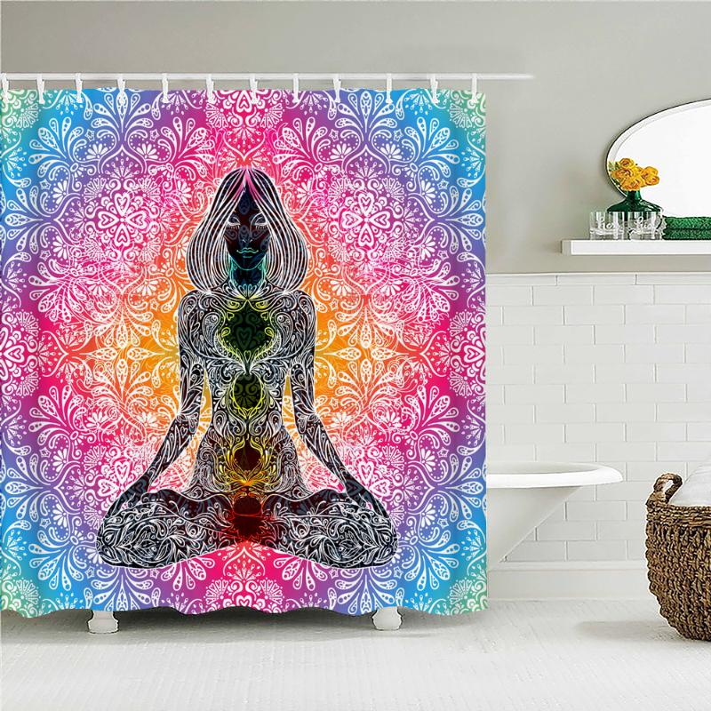 Shower Curtains Buddha Statue Meditation 7 Chakra 3d Bathroom Curtain Waterproof Fabric Home Decor 180X240 Bath
Shower Curtains Buddha Statue Meditation 7 Chakra 3d Bathroom Curtain Waterproof Fabric Home Decor 180X240 Bath