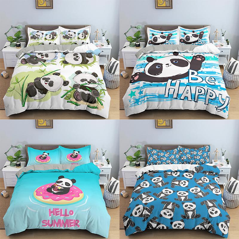 Bedding Sets Cartoon Panda Pattern Animal Duvet Cover Bedclothes /Queen/King Size Quilt For Kids, Pattern 03
Bedding Sets Cartoon Panda Pattern Animal Duvet Cover Bedclothes /Queen/King Size Quilt For Kids, Pattern 03