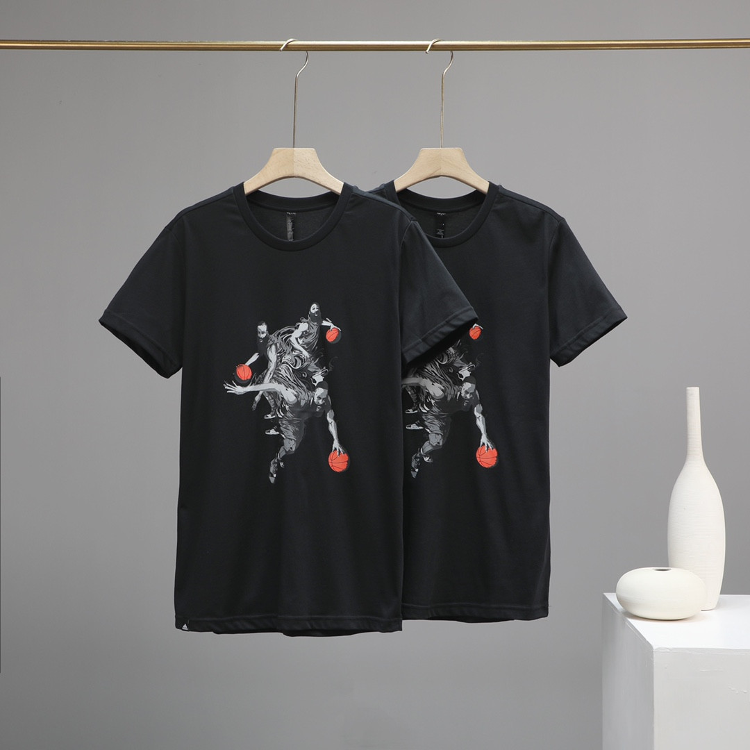 Men's cartoon T shirt basketball culture breathable leisure sports pure cotton short sleeves, White;black
Men's cartoon T shirt basketball culture breathable leisure sports pure cotton short sleeves, White;black