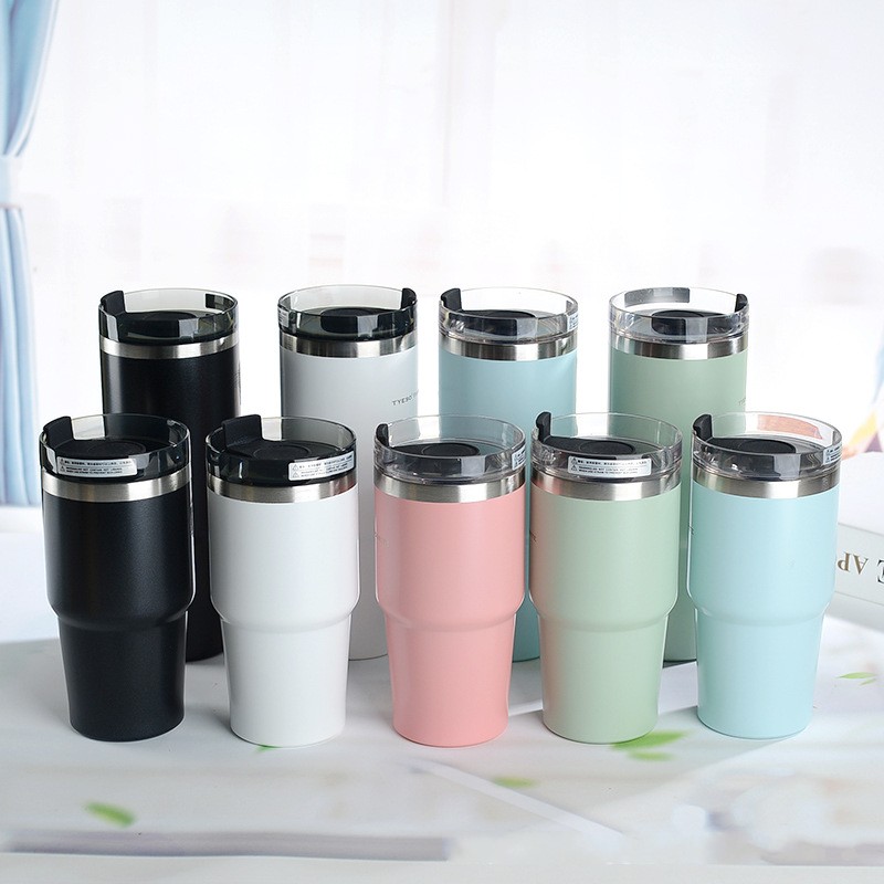 30oz Double Wall Stainless Steel Tumblers Vacuum Flask Portable Car Insulated Tumbler With Lid Straw Outdoor Thermos Cup Tour Coffee Mugs, Pink
30oz Double Wall Stainless Steel Tumblers Vacuum Flask Portable Car Insulated Tumbler With Lid Straw Outdoor Thermos Cup Tour Coffee Mugs, Pink