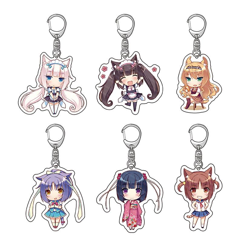 Keychains Animation Game Nekopara Keychain Super Cute Anime Girls Cat Chocolat Vanilla Twin Sisters Acrylic Figures Pendant Key Ring Gift
Keychains Animation Game Nekopara Keychain Super Cute Anime Girls Cat Chocolat Vanilla Twin Sisters Acrylic Figures Pendant Key Ring Gift