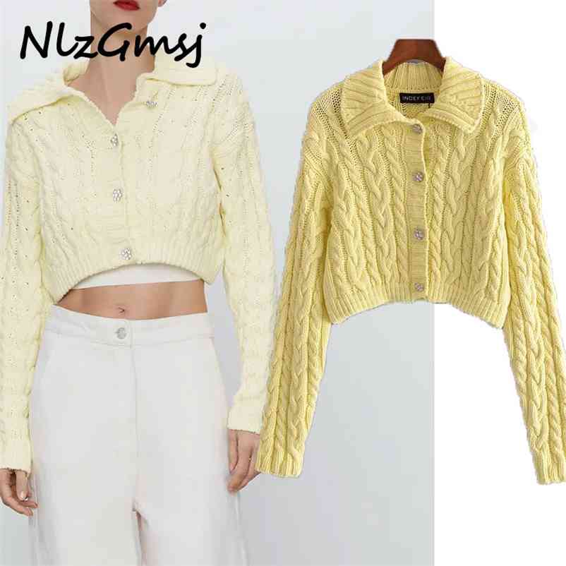 Cardigan Sweater Women Artificial Jewelry Buttons Vintage Long Sleeve Female Outerwear Chic Tops 03 210628, As picture
Cardigan Sweater Women Artificial Jewelry Buttons Vintage Long Sleeve Female Outerwear Chic Tops 03 210628, As picture