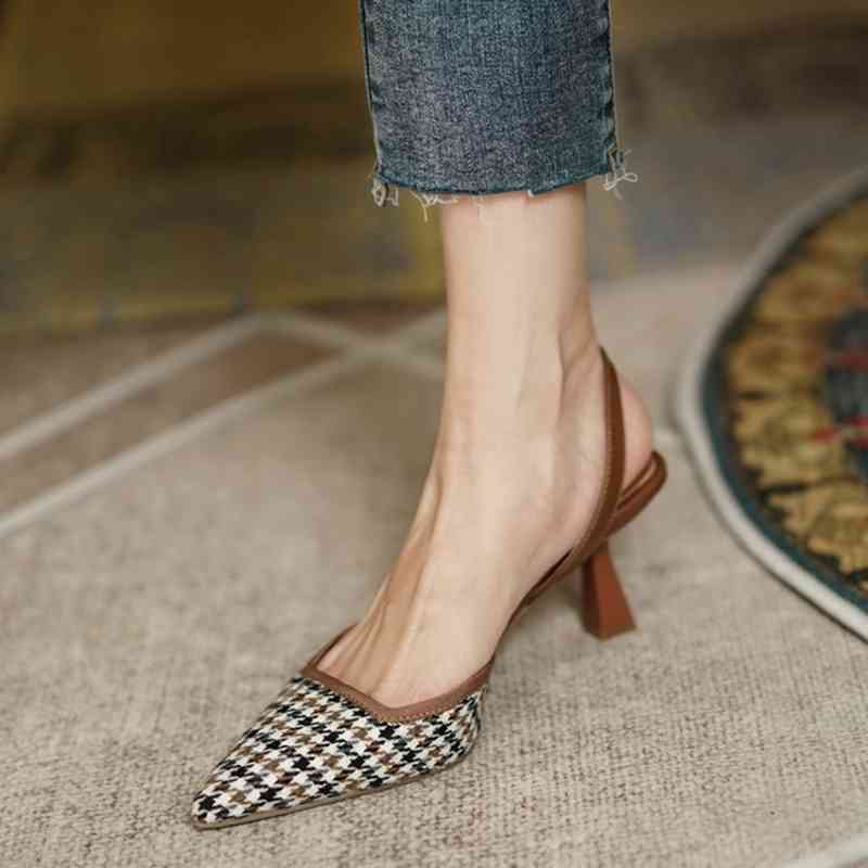 dress shoes 2021 summer women pointed toe thin heel french cap sandals cotton high for i9xg, Black
dress shoes 2021 summer women pointed toe thin heel french cap sandals cotton high for i9xg, Black