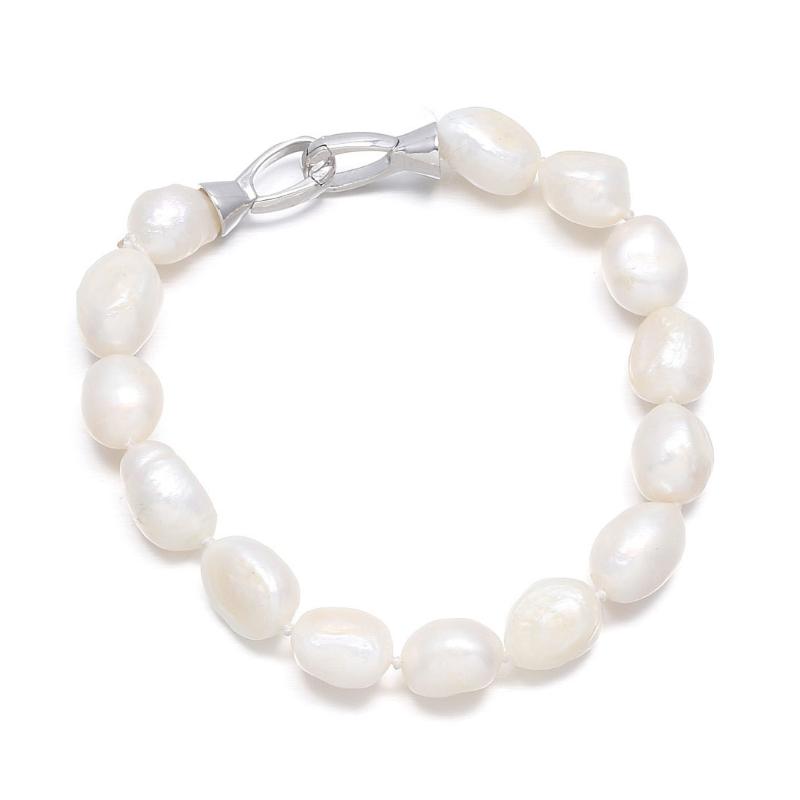 Beaded, Strands Fashion White Baroque Bracelets Bangle Natural Freshwater Pearl Bracelet For Elegant Ladies Romantic Gift 9-10
Beaded, Strands Fashion White Baroque Bracelets Bangle Natural Freshwater Pearl Bracelet For Elegant Ladies Romantic Gift 9-10