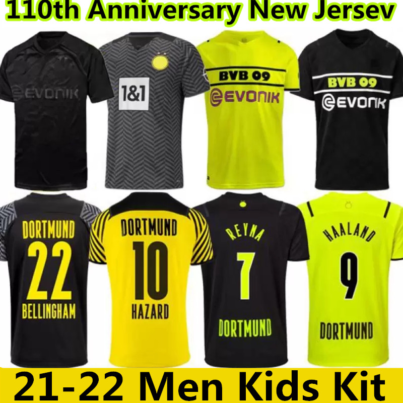 2022 BVB soccer jersey 110th Anniversary HAALAND REUS Malen Borussia Dortmunds 2021 2022 home away fourth HUMMELS HAZARD BELLINGHAM WITSEL football shirt+ kids kits, Colour 11
2022 BVB soccer jersey 110th Anniversary HAALAND REUS Malen Borussia Dortmunds 2021 2022 home away fourth HUMMELS HAZARD BELLINGHAM WITSEL football shirt+ kids kits, Colour 11