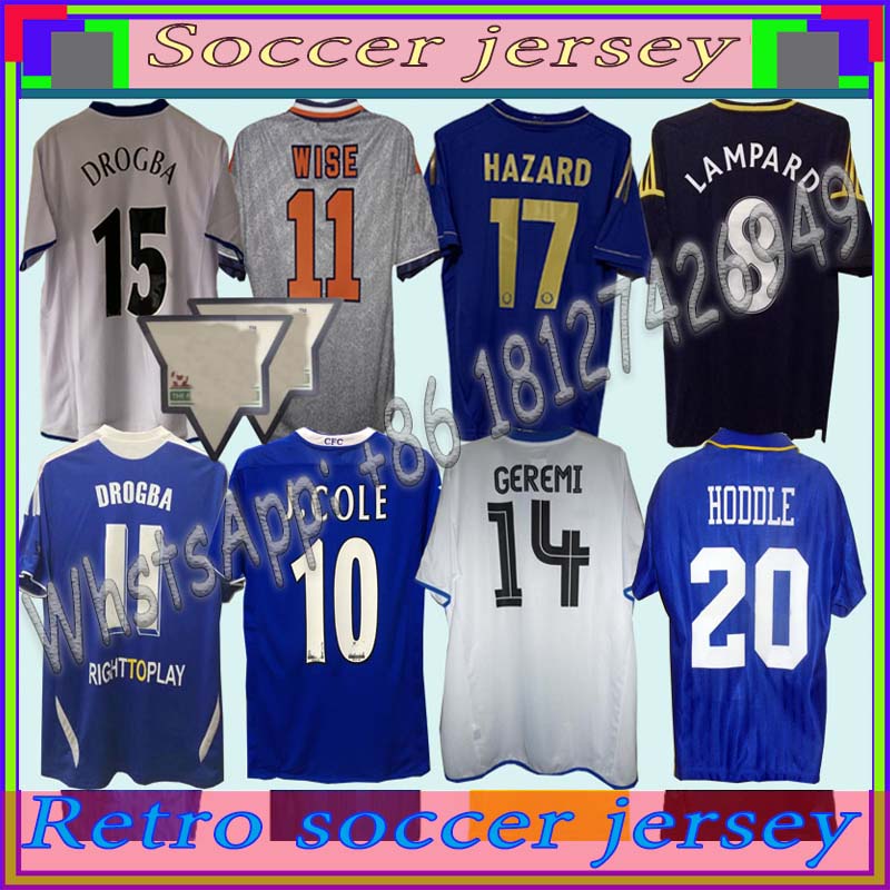 Thai 03 04 05 ZULA Lampard Retro Jerseys 2012 Classic Vintage 2003 2004 2005 Soccer jersey Drogba football shirt Terry maillot de foot
Thai 03 04 05 ZULA Lampard Retro Jerseys 2012 Classic Vintage 2003 2004 2005 Soccer jersey Drogba football shirt Terry maillot de foot