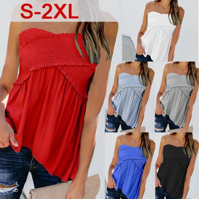 Women T Shirt Sleeveless Backless Summer Tshirt Loose Casual Tee Female Sexy Tshirts Plus Size Ladies T-shirt 210524, White
Women T Shirt Sleeveless Backless Summer Tshirt Loose Casual Tee Female Sexy Tshirts Plus Size Ladies T-shirt 210524, White