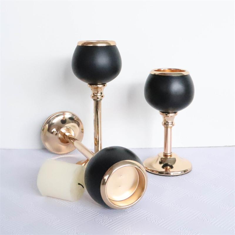 European Style Black Gold Candle Holder Creative Light Luxury Metal Candlestick Home Party Decor Crafts Wedding Table Ornaments Holders
European Style Black Gold Candle Holder Creative Light Luxury Metal Candlestick Home Party Decor Crafts Wedding Table Ornaments Holders