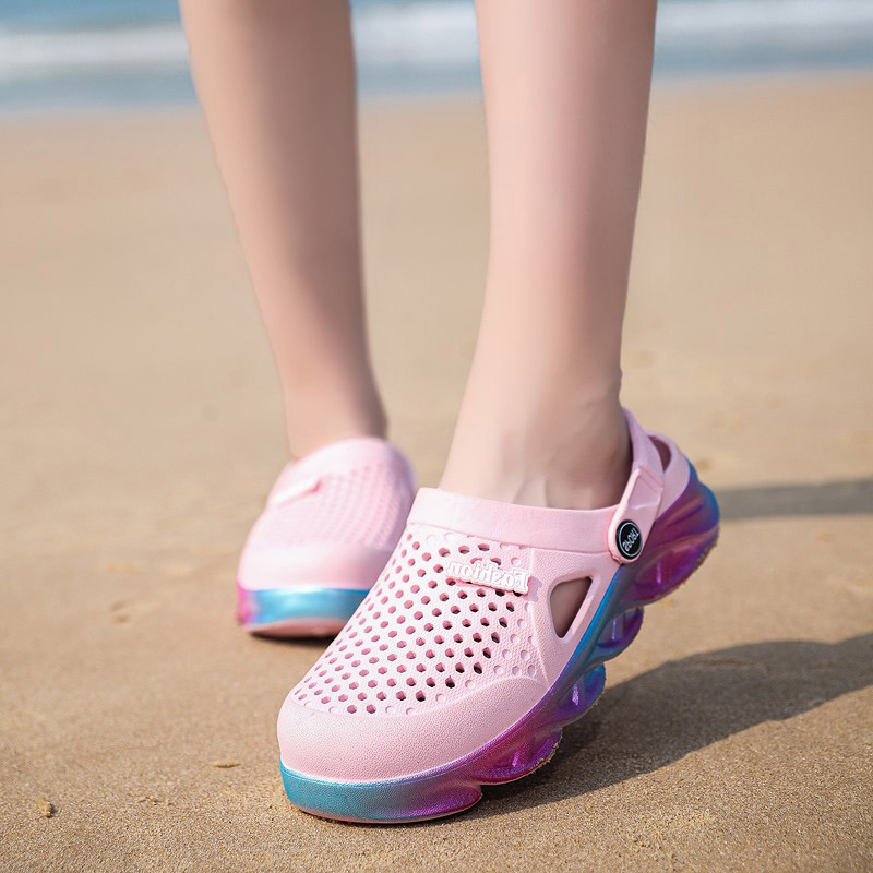 High Quality Mens Women Trainers Sport Size Cross-border Summer Slippers Thick-soled Beach Shoes Couple Hole Shoe Outdoors Baotou Sandals Code:25LL-7790, 52659
High Quality Mens Women Trainers Sport Size Cross-border Summer Slippers Thick-soled Beach Shoes Couple Hole Shoe Outdoors Baotou Sandals Code:25LL-7790, 52659