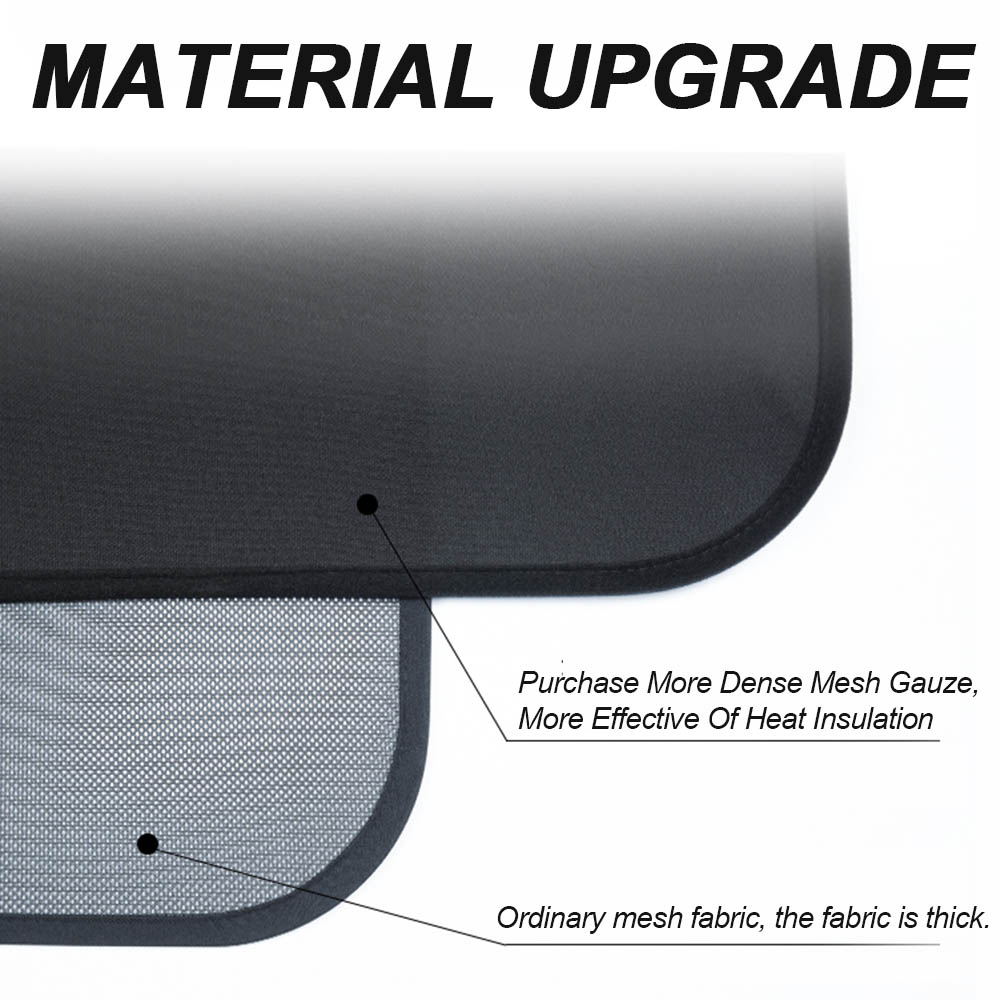 6pcs/set Car Sun Shades Glass Roof Sunshade for Tesla Model 3 2021 Front Rear Sunroof Triangle Windshield Skylight Blind Shading Net