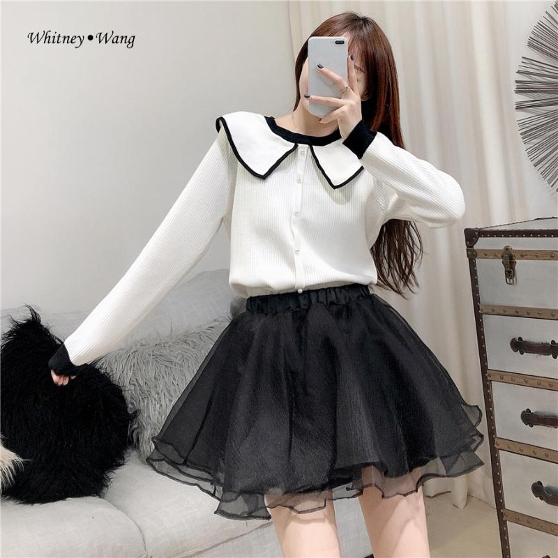 Skirts WHITNEY WANG 2021 Fashion Streetwear Mesh Ball Gown Mini Skirt Women Party, Black
Skirts WHITNEY WANG 2021 Fashion Streetwear Mesh Ball Gown Mini Skirt Women Party, Black