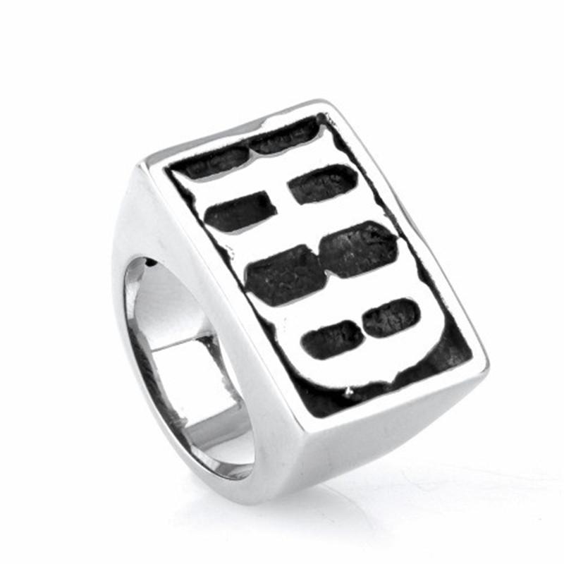 Cluster Rings Mens Boys Jewelry Cool Punk Black Silver Color Tone Initial Letter Mortorcycle Signet 316L Stainless Steel Ring
Cluster Rings Mens Boys Jewelry Cool Punk Black Silver Color Tone Initial Letter Mortorcycle Signet 316L Stainless Steel Ring