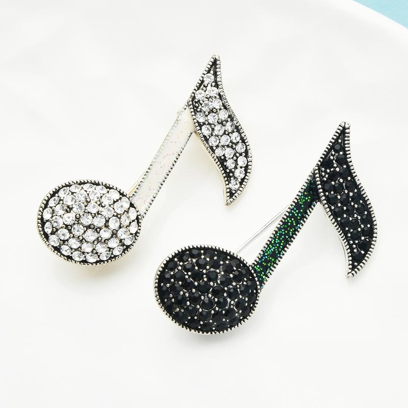 Pins, Brooches Wuli&baby Rhinestone Music Note 2-color Enamel Office Party Pins Gifts
Pins, Brooches Wuli&baby Rhinestone Music Note 2-color Enamel Office Party Pins Gifts