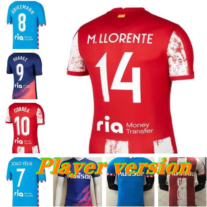 21 22 JOÃO FÉLIX Atletico Soccer Jerseys de Madrid Player version 2021 2022 Suarez H.HERRERA DIEGO COSTA CORREA KOKE SAUL .LLORENTE football shirts, Lavender
21 22 JOÃO FÉLIX Atletico Soccer Jerseys de Madrid Player version 2021 2022 Suarez H.HERRERA DIEGO COSTA CORREA KOKE SAUL .LLORENTE football shirts, Lavender