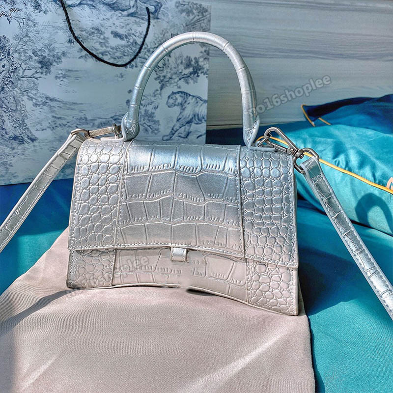 Top quality silver hourglass handbag shoulder bag real leather woman designer Genuine leathers luxury lady wallet purse
Top quality silver hourglass handbag shoulder bag real leather woman designer Genuine leathers luxury lady wallet purse