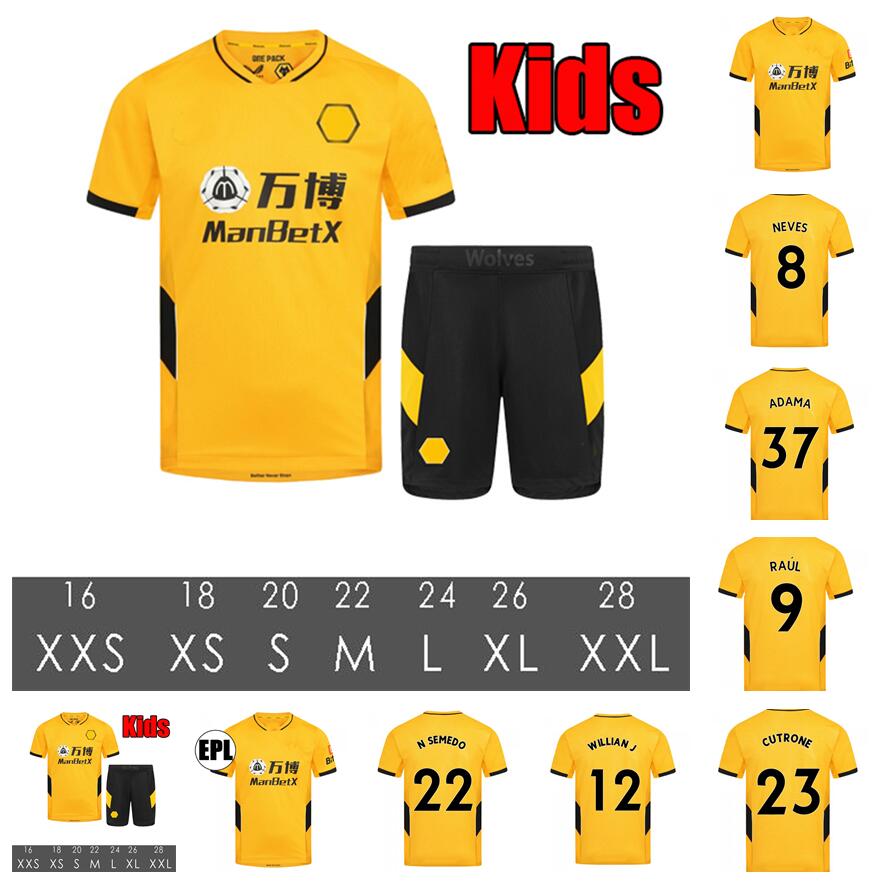 2021 2022 Third soccer jerseys top kit FABIO SILVA 21 22 VITINHA RAUL NEVES football kits ADAMA shirt Men kids set, Black;yellow
2021 2022 Third soccer jerseys top kit FABIO SILVA 21 22 VITINHA RAUL NEVES football kits ADAMA shirt Men kids set, Black;yellow