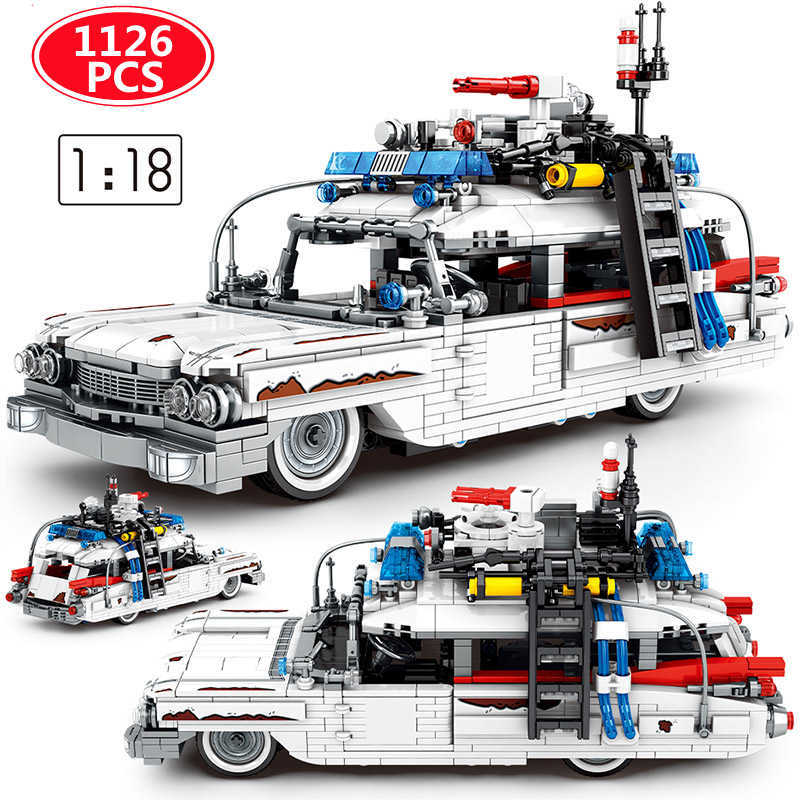 City Ghostbusters Ecto-1 Technical Cars Model Building Blocks Creators MOC Movie Vehicle Bricks DIY Education Toys For Children H0824
City Ghostbusters Ecto-1 Technical Cars Model Building Blocks Creators MOC Movie Vehicle Bricks DIY Education Toys For Children H0824