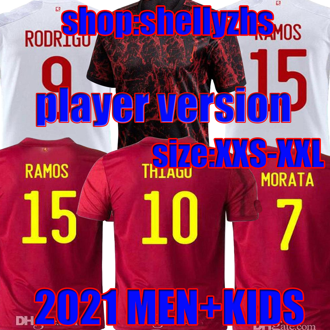 2021 2022 Spain Soccer Jersey home Away espana 21 22 Player version ASENSIO MORATA ISCO INIESTA Rodri PACO ALCACER SAUL XAVI Raul Football Adult man+kids kit shirts, Multi
2021 2022 Spain Soccer Jersey home Away espana 21 22 Player version ASENSIO MORATA ISCO INIESTA Rodri PACO ALCACER SAUL XAVI Raul Football Adult man+kids kit shirts, Multi