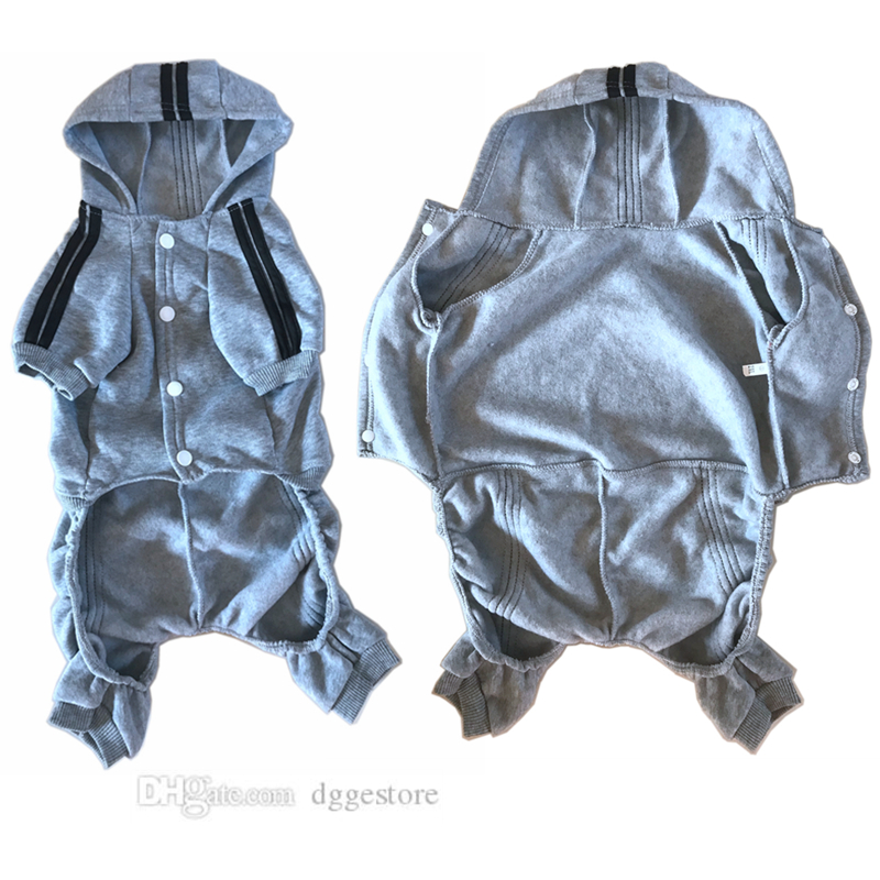 free shipping Designer Pet Clothes Chihuahua French Bulldog Winter Warm Apparel Four Legs Dog et Coat Puppy Clothing for Small dogs Outfit Pink S A232