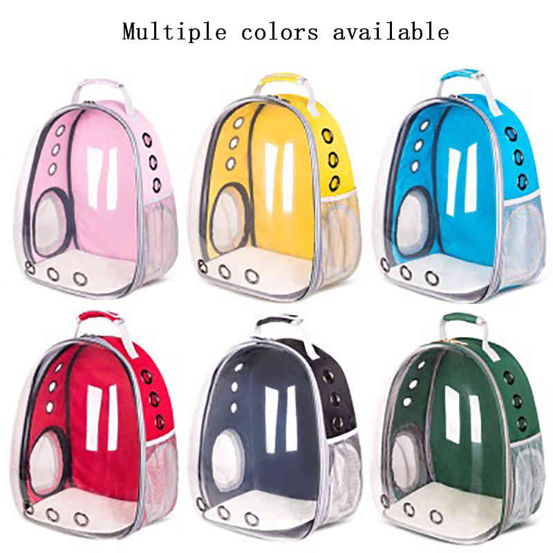 Cat Carrier Bubble Bag Breathable Transparent Puppy Cat Backpack Travel Space Capsule Cage Pet Transport Bag Carrying For Cat