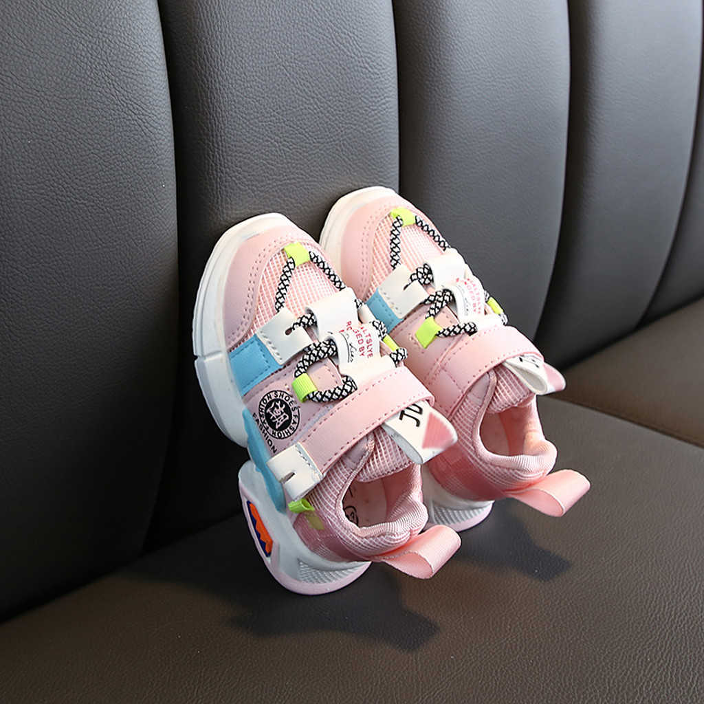 Toddler Infant Kids Baby Girls Boys Soft Sole Mesh Running Sport Shoes Sneakers Sapato Infantil Menina Sport Kids Sneakers X0703