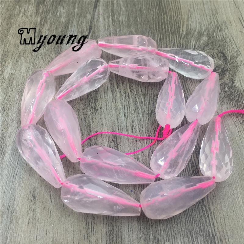 Other Faceted Teardrop Genuine Rose Crystal Quartz Beads,Natural Stone Drilled Beads For DIY Jewelry,25x12mm 3 Strands/lot MY1895
Other Faceted Teardrop Genuine Rose Crystal Quartz Beads,Natural Stone Drilled Beads For DIY Jewelry,25x12mm 3 Strands/lot MY1895