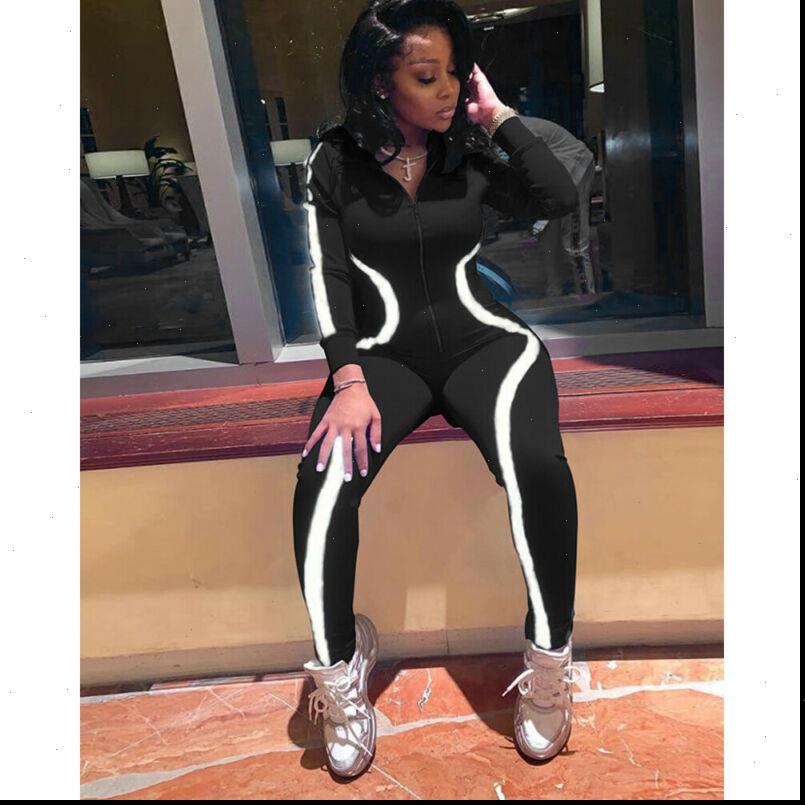 women skinny jumpsuit Reflective striped patchwork fitness bodysuit female casual work out playsuit rompers, Black;white
women skinny jumpsuit Reflective striped patchwork fitness bodysuit female casual work out playsuit rompers, Black;white
