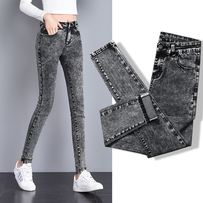 Women's Jeans High Waist Autumn Dress 2021 Popular Snowflake Stretch Slim and Versatile Small Leg Long Pants, Blue
Women's Jeans High Waist Autumn Dress 2021 Popular Snowflake Stretch Slim and Versatile Small Leg Long Pants, Blue