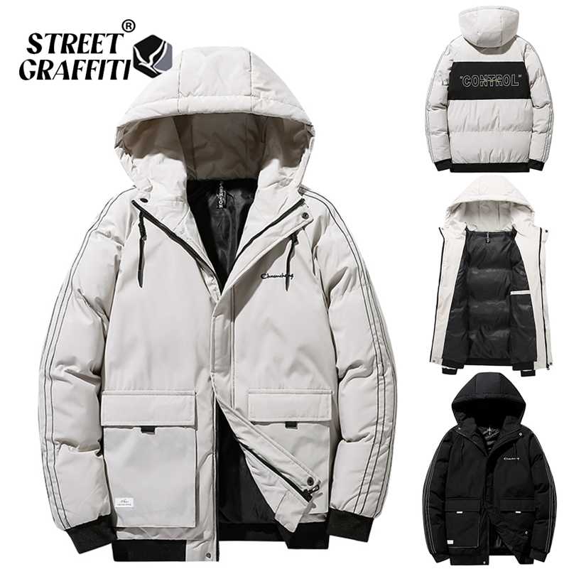 Men Winter Casual Thick Warm Duck Down Parkas Waterproof Windproof Brand Quality Hooded Jacket Coats Fashion Hat Parka Male 211110, Black2
Men Winter Casual Thick Warm Duck Down Parkas Waterproof Windproof Brand Quality Hooded Jacket Coats Fashion Hat Parka Male 211110, Black2