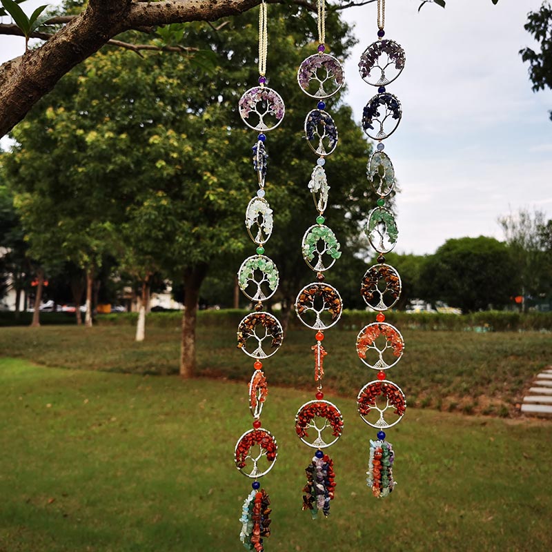 7 Chakra Stones Healing Crystals Tree Of Life Wall Hanging pendant Ornament Decoration For Good Luck Reiki Yoga Meditation Home decor
7 Chakra Stones Healing Crystals Tree Of Life Wall Hanging pendant Ornament Decoration For Good Luck Reiki Yoga Meditation Home decor