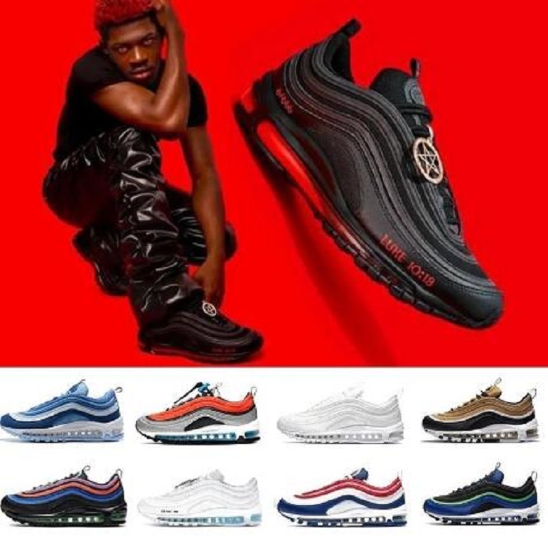 Mschf Lil Nas x Satan Luke inri jesus mens running shoes triple black white metalic gold University Red undefeated men women trainer shoe, # 36
Mschf Lil Nas x Satan Luke inri jesus mens running shoes triple black white metalic gold University Red undefeated men women trainer shoe, # 36