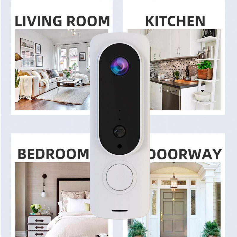H2 1080P WiFi Doorbell Cameras Waterproof HD Video Door Bell Motion Detector Smart Wireless with Camera Night Vision