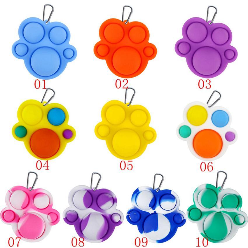 Fast Ship Bear Paw Board Game Push Key rings Toys Simple Dimple Toy Silicone Sensory Finger Bubble Tie-dye Color Stress Reliever
Fast Ship Bear Paw Board Game Push Key rings Toys Simple Dimple Toy Silicone Sensory Finger Bubble Tie-dye Color Stress Reliever