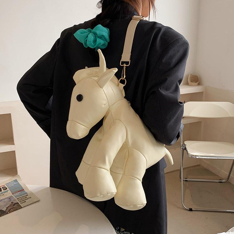 Evening Bags Personality Cow Design Women's Shoulder Bag Cute Animal Shaped Crossbody Girls 3d Cartoon Funny Purses For Women 2022