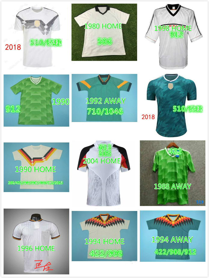 Soccer Jersey World cup 1990 1992 1994 1988 Germany Retro Littbarski BALLACK KLINSMANN Matthias 1998 2014 shirts KALKBRENNER 1996 2004 2006, Black;yellow
Soccer Jersey World cup 1990 1992 1994 1988 Germany Retro Littbarski BALLACK KLINSMANN Matthias 1998 2014 shirts KALKBRENNER 1996 2004 2006, Black;yellow