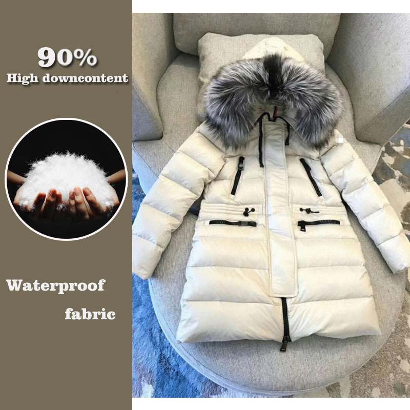 down jacket 2021 fashion women's zhang tianai's thickened waist closing fur collar coat, Black
down jacket 2021 fashion women's zhang tianai's thickened waist closing fur collar coat, Black