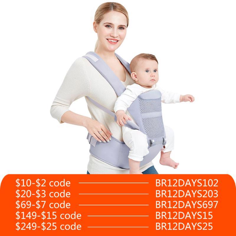 School Bags 0-48 Months Ergonomic Baby Carrier Backpack With Hip Seat For Multi-function Infant Sling Wrap Waist Stool Kangaroo, Blue
School Bags 0-48 Months Ergonomic Baby Carrier Backpack With Hip Seat For Multi-function Infant Sling Wrap Waist Stool Kangaroo, Blue
