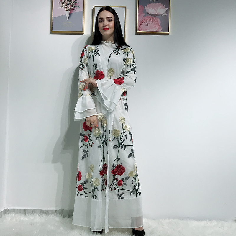 Embroidery Kimono Open Abaya Dubai Kaftan Islam Muslim Hijab Dress Abayas For Women Robe Caftan Turkish Dresses Islamic Clothing
Embroidery Kimono Open Abaya Dubai Kaftan Islam Muslim Hijab Dress Abayas For Women Robe Caftan Turkish Dresses Islamic Clothing