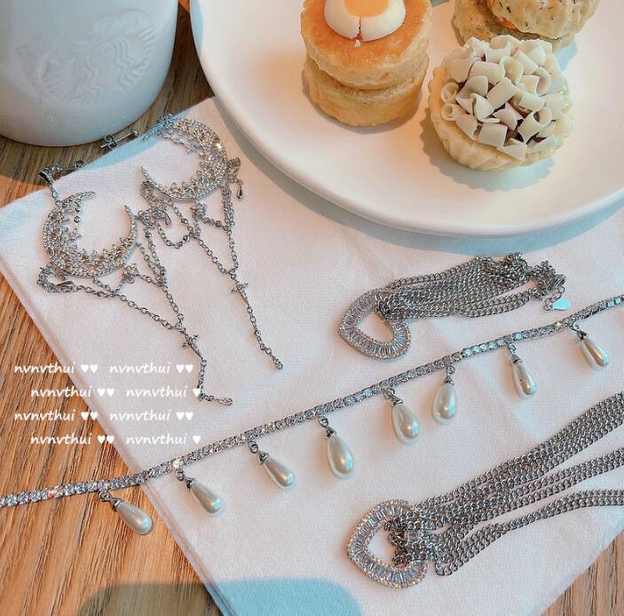 Earrings & Necklace Bright Star Moonstone Moon Zircon Tassel Elegant Women Earring Set, As pic
Earrings & Necklace Bright Star Moonstone Moon Zircon Tassel Elegant Women Earring Set, As pic
