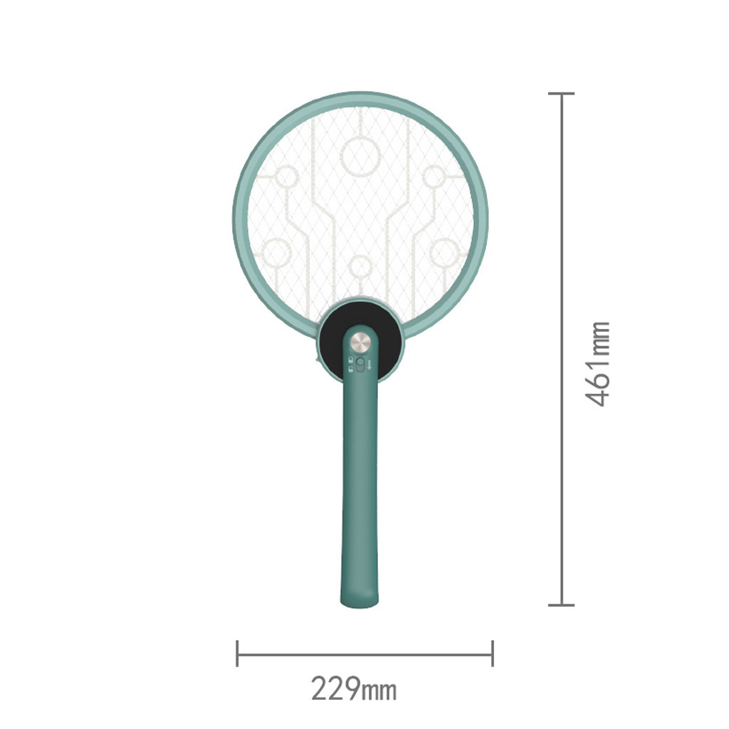 2200V Mini USB Rechargeable Fly Swatter Trap