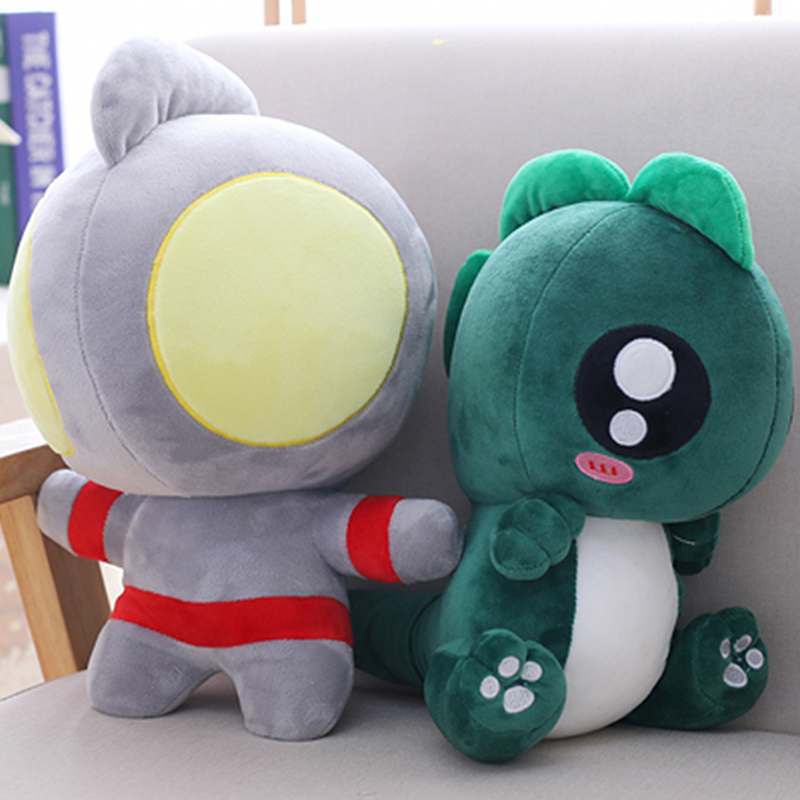 Dinosaur plush toy Ottman small monster doll pillow salted egg superman doll children's holiday gift
Dinosaur plush toy Ottman small monster doll pillow salted egg superman doll children's holiday gift