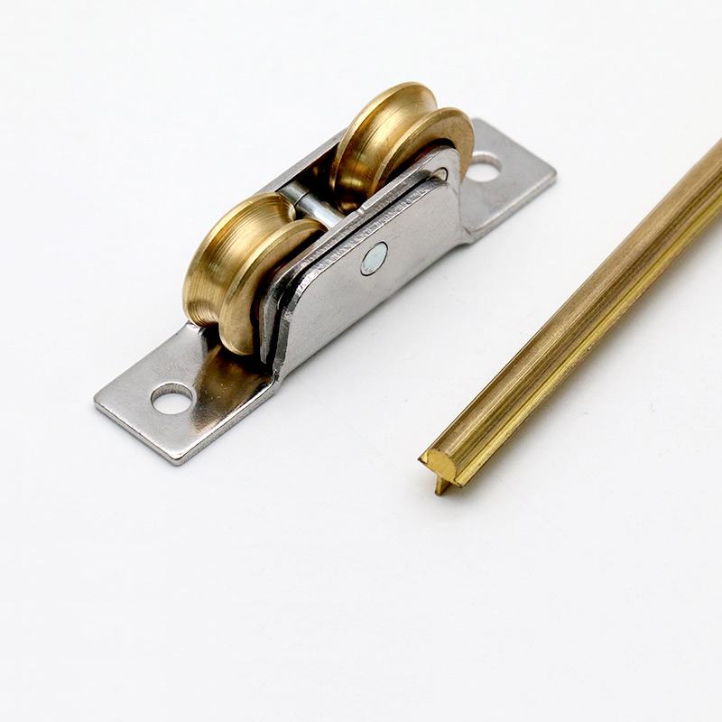 Furniture Caster Plastic Steel Sliding Door Pulley Cabinet Wardrobe Wheel Window Roller Household Hardware Part