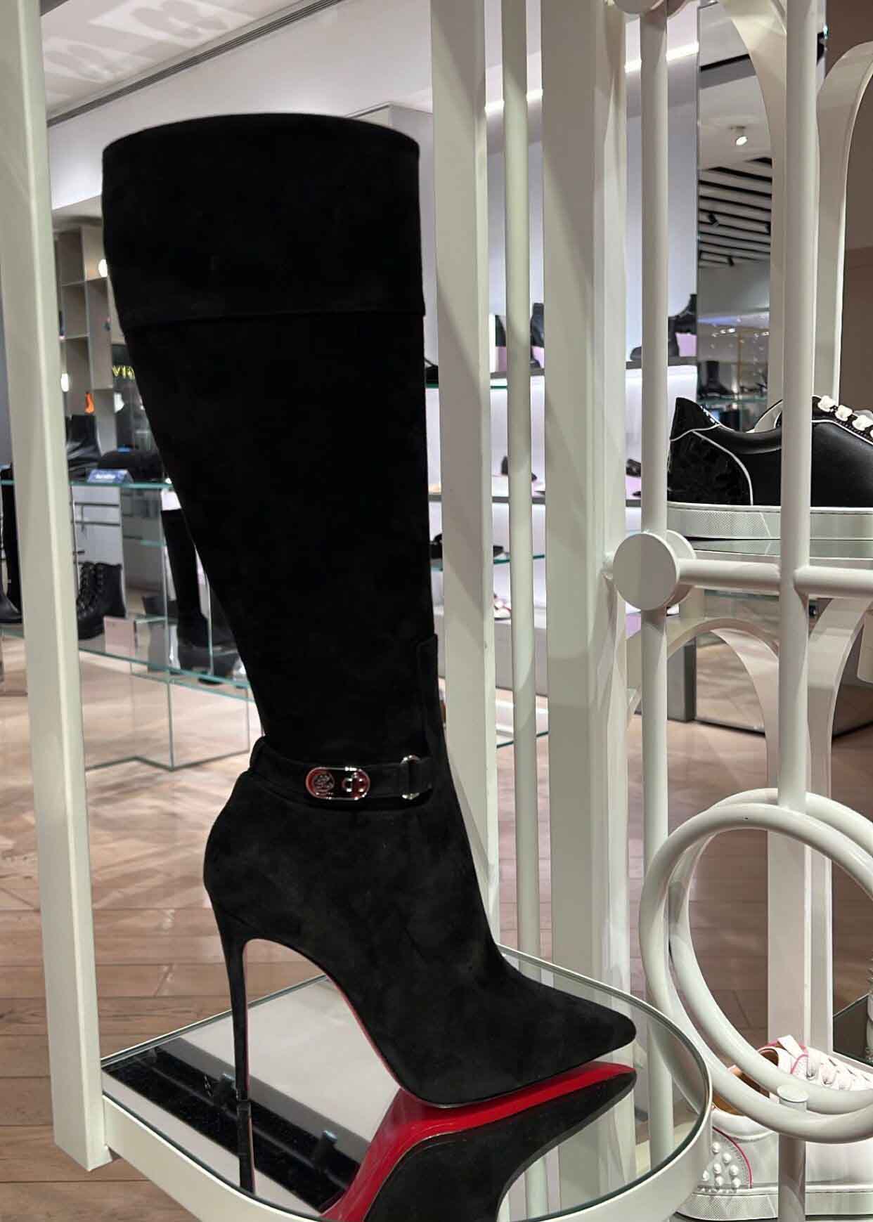 Winter Brands Women's Tall Boots Luxury Designer Red Bottom Lock Kate Botta Booty Pointed Toe High Heels Lady Booties Party Wedding Footwear EU44, Black
Winter Brands Women's Tall Boots Luxury Designer Red Bottom Lock Kate Botta Booty Pointed Toe High Heels Lady Booties Party Wedding Footwear EU44, Black