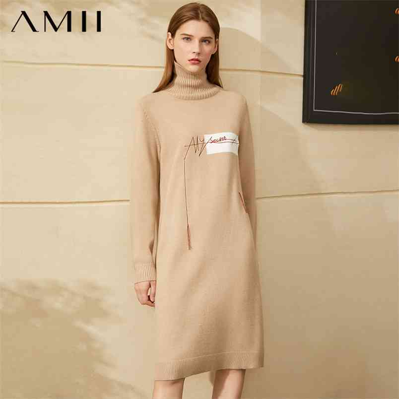 Minimalism Winter Fashion Sweater Dress Causal Letter Women's Turtleneck Aline Knee-length 12070595 210527, Apricot
Minimalism Winter Fashion Sweater Dress Causal Letter Women's Turtleneck Aline Knee-length 12070595 210527, Apricot