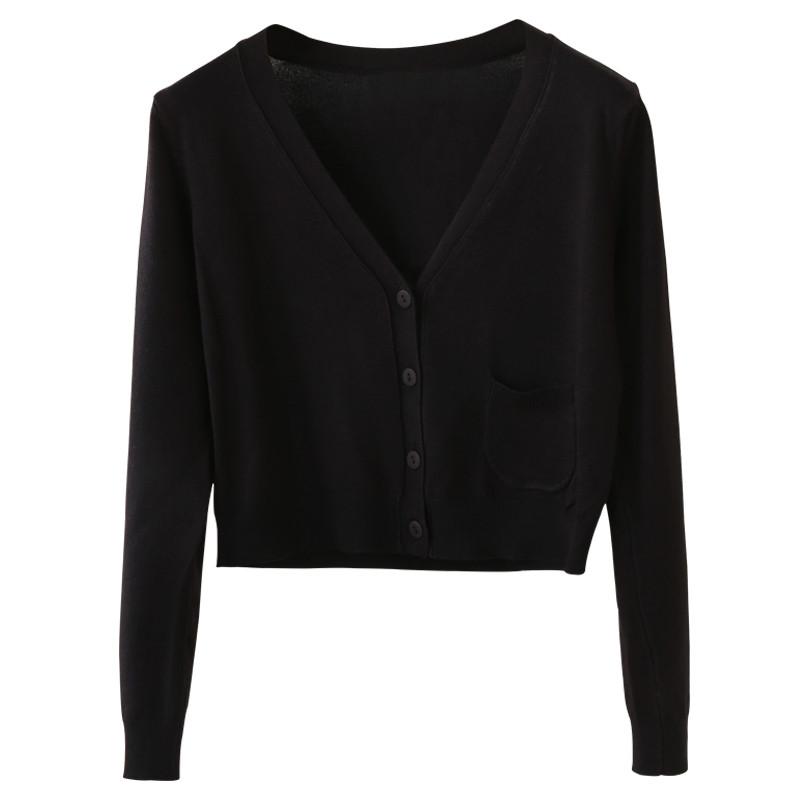 Women's Knits & Tees 2022 Arrival Spring And Autumn Knitted Cardigan Short Coat Casual V-Neck Long Sleeve Cardigans Sweater Thin Female Tops, White
Women's Knits & Tees 2022 Arrival Spring And Autumn Knitted Cardigan Short Coat Casual V-Neck Long Sleeve Cardigans Sweater Thin Female Tops, White