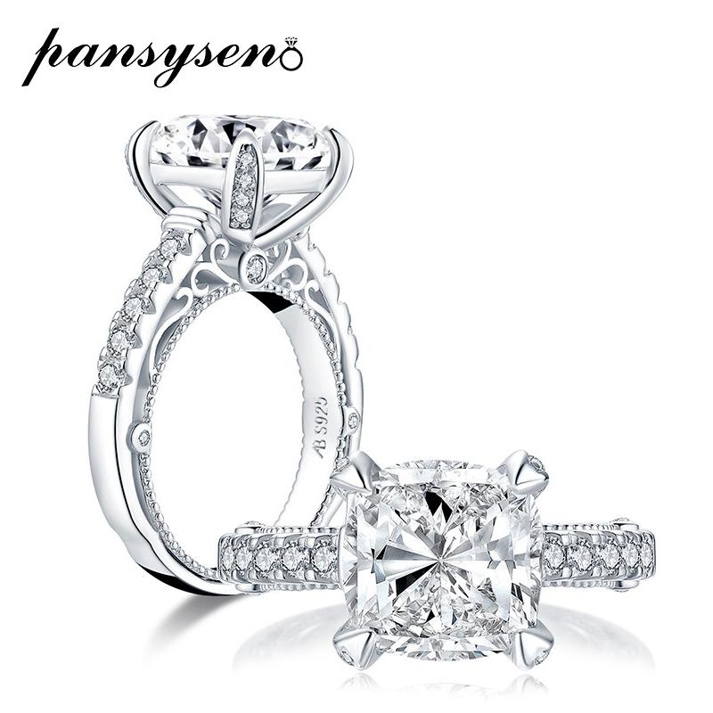 100% 925 Sterling Silver 10MM Cushion Created Moissanite Diamond Ring For Women Men Wedding Fine Jewelry Wholesale Cluster Rings
100% 925 Sterling Silver 10MM Cushion Created Moissanite Diamond Ring For Women Men Wedding Fine Jewelry Wholesale Cluster Rings