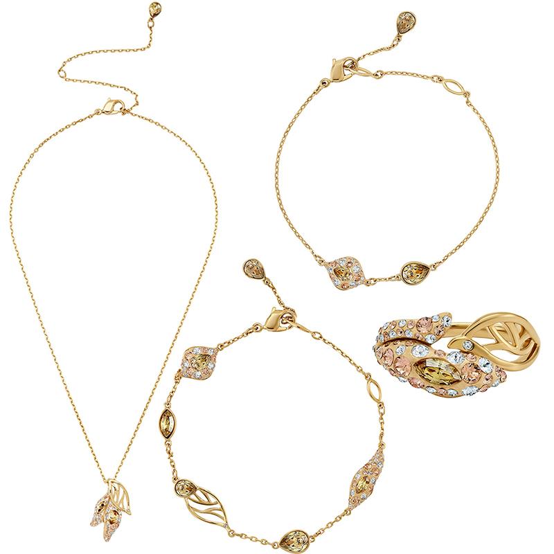 Earrings & Necklace 2021 Fashion Exquisite Brown Petal Leaf Crystal Bracelet Ring Set Simple Temperament Ms. Gift, Silver
Earrings & Necklace 2021 Fashion Exquisite Brown Petal Leaf Crystal Bracelet Ring Set Simple Temperament Ms. Gift, Silver